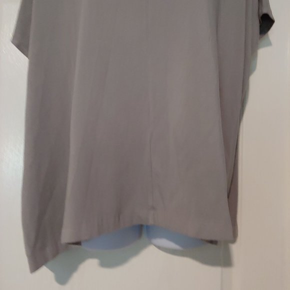 Bryn Walker Oversize Lagenlook Layer minimalist V-Neck Bamboo Top Small - Picture 7 of 10